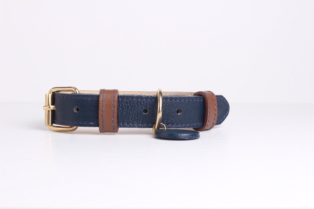 Collar Mora Azul / Bronce